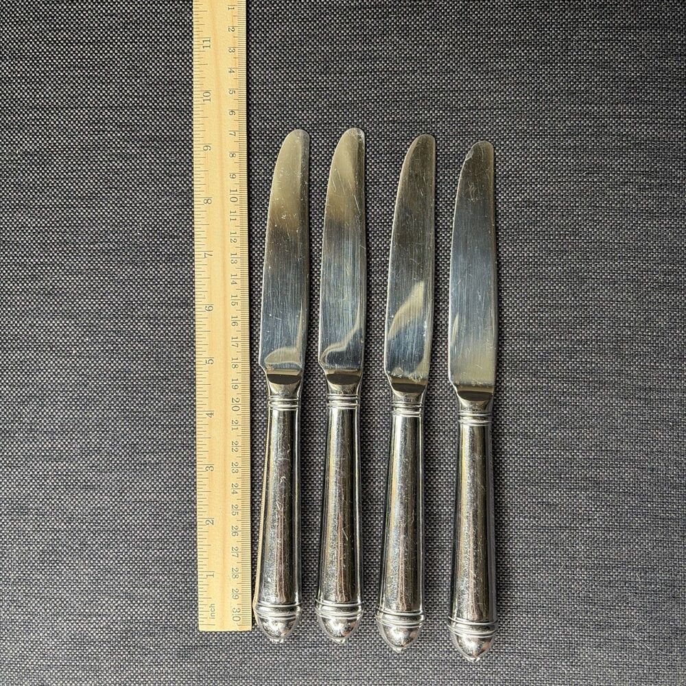 Towle Copenhagen Set of 4 18/10 Stainless Hollow Dinner Knives - Picture 5 of 5